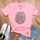 Camiseta Feminina Rosa Digital Filho De Deus