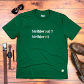 Camiseta Masculina Verde Melho(orou) ? Melh(orei)