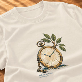 Camiseta Feminina Off White Tudo tem seu tempo