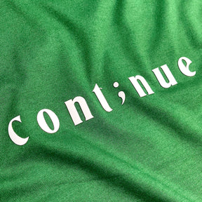 Camiseta Masculina Verde Cont;nue