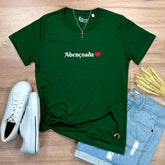 Camiseta Feminina Verde Abençoada