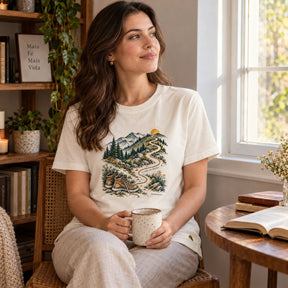 Camiseta Feminina Off White Confie no Senhor