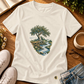 Camiseta Feminina Off White Plantado junto às águas