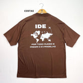 Oversized Marrom Full IDE Por Todo Mundo E Pregai O Evangelho