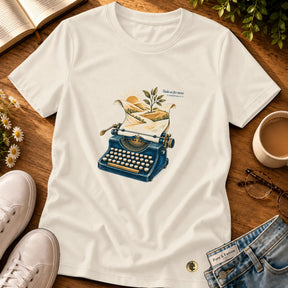Camiseta Feminina Off White Tudo se fez novo