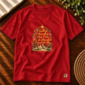 Camiseta Masculina Vermelha Conselheiro Maravilhoso — Principal 01