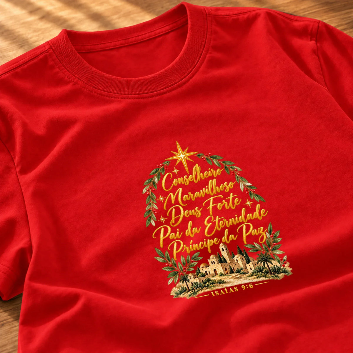 Camiseta Feminina Vermelha Conselheiro Maravilhoso — Zoom