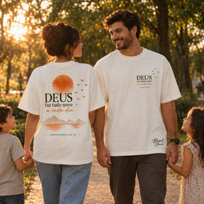 Oversized Off White Deus a cada dia — Ambientada 04
