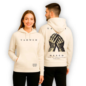 Moletom Canguru Com Capuz Off White Yahweh Hesed