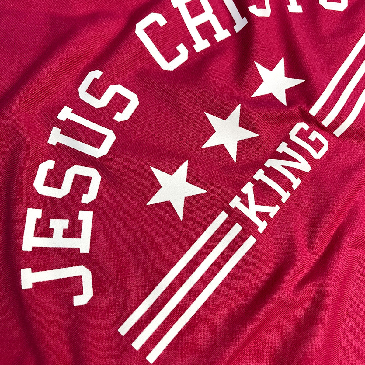 Camiseta Feminina Pink Jesus Cristo King