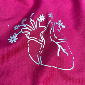 Camiseta Feminina Pink Coração