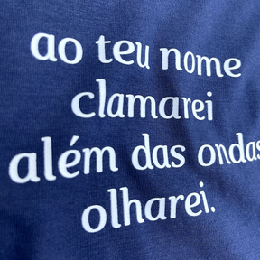 Camiseta Masculina Azul Ao Teu Nome Clamarei