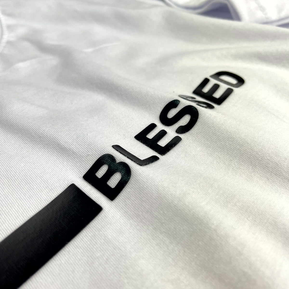 Camiseta Masculina Branca Blessed