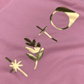 Camiseta Feminina Rosa Raminho