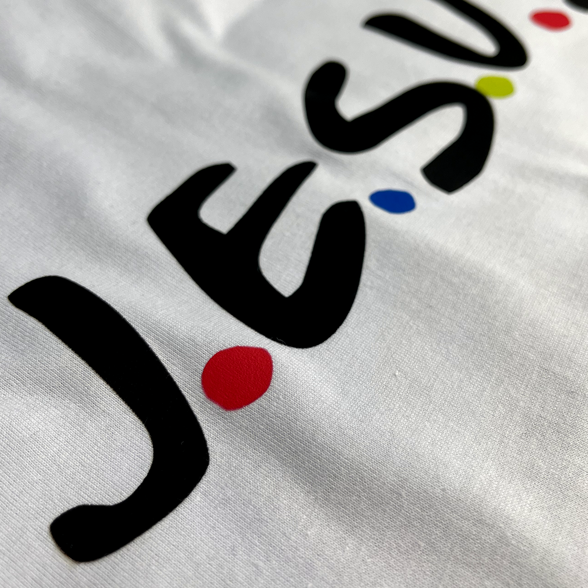 Camiseta Masculina Branca J.E.S.U.S